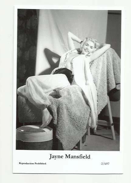 (Bx19) Jayne Mansfield Photo Card (2/697) Filmstar  Pin Up Glamour Girl