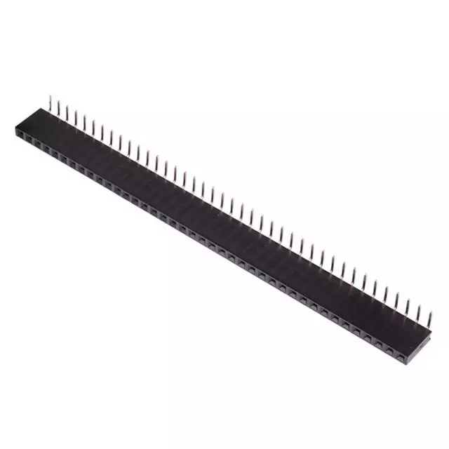 50 x 40-Way Single Row Right Angle PCB Socket 2.54mm