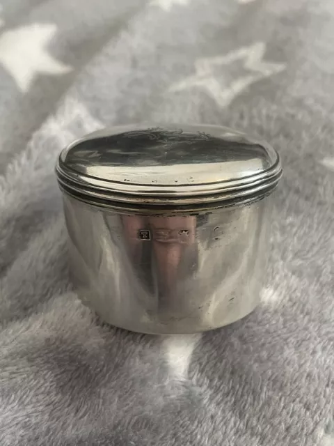 Antique Georgian Silver Box London 1798 46.45 Grams For Snuff? Freepost Uk