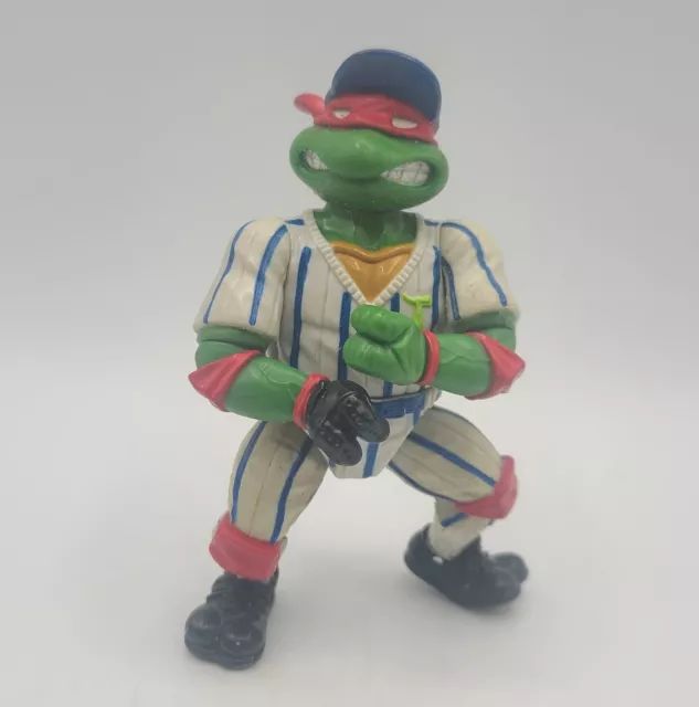 Playmates Teenage Mutant Ninja Turtles TMNT 1991 Grand Slammin Raph Figure