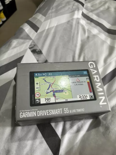Garmin DriveSmart 55 5.5" GPS System with Real-Time Traffic - 010-02037-32