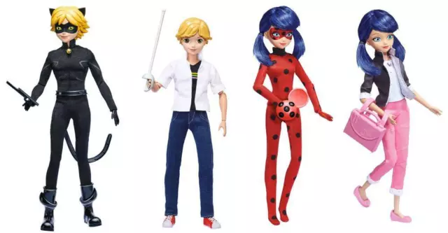 Miraculous Ladybug and Cat Noir Toys Fashion Doll | Articulated 26cm Doll  with Accessories Kwami | Purple Tigress Figurine | Bandai Dolls