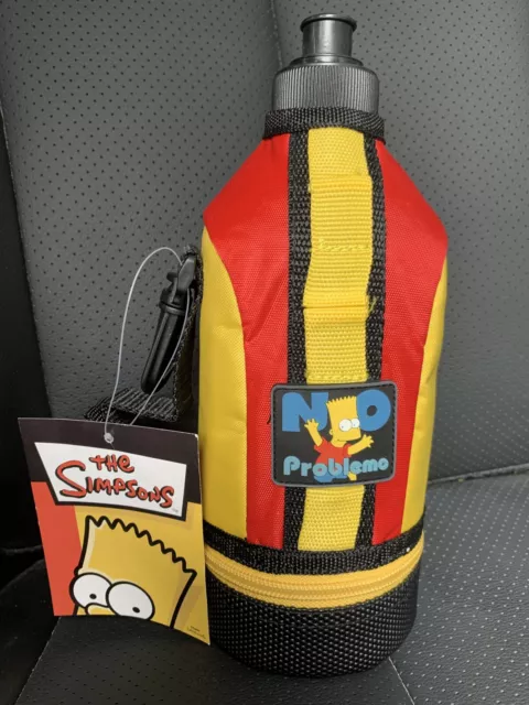 NEW 2006 Bart Simpson Drink Bottle with Tag No Problemo Simpsons