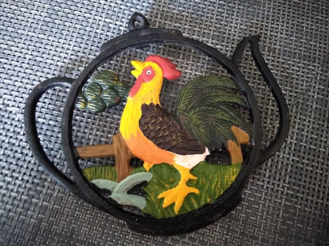Dessous de plat avec coq - France Dessous de plat avec coq - France