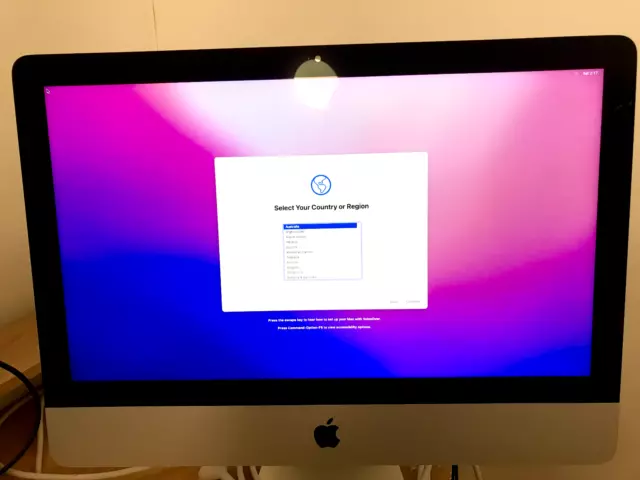 Apple iMac 21.5" 2015 8GB RAM 1TB HDD With macOS Monterey