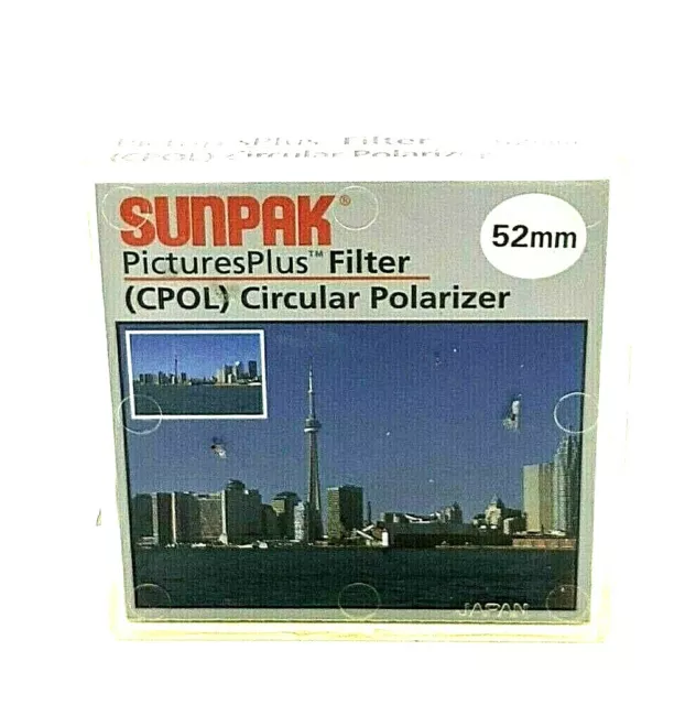 SunPak PicturesPlus Filter (CPOL) Circular Polarizer 52mm with case