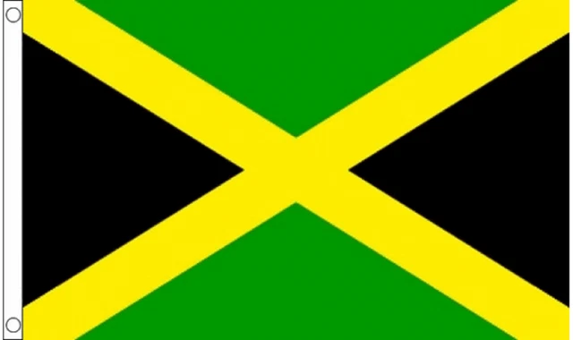 Jamaica Nacional Bandera Ataúd Cortina Con Speedy Despacho