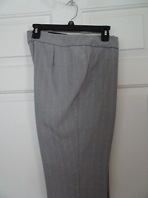 Kim Rogers Ladies Size 14P Gray Dress Pants-Comfort Waist-Boot Leg-Easy Fit-Nwt
