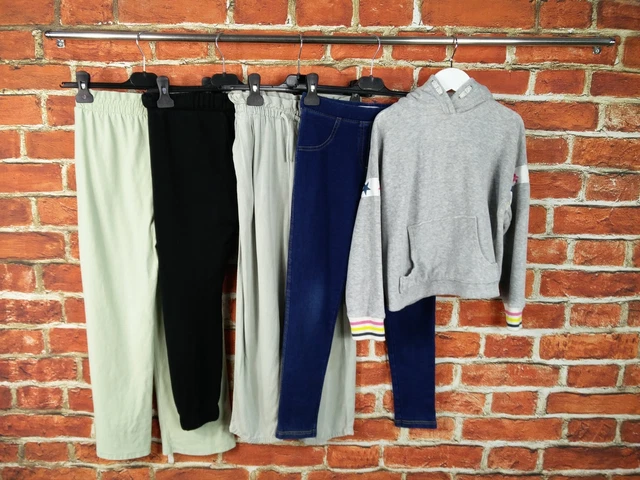 Girls Bundle Age 9-10 Years Zara M&S Jegging Sweat Joggers Trousers Hoodie 140Cm