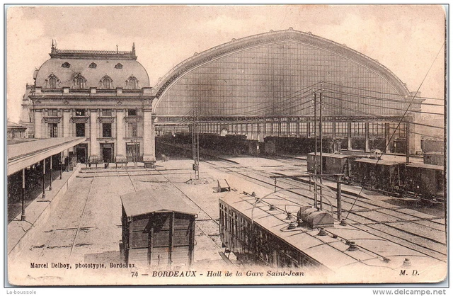 33 BORDEAUX - halle de la gare saint jean