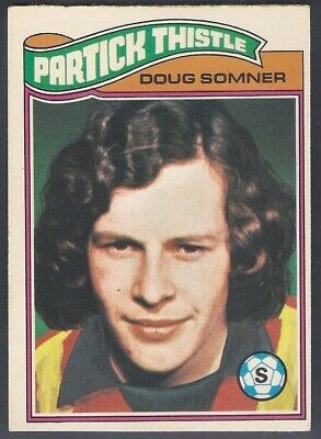 Topps-Football (Scottish Green Back 1978)-#002- Partick Thistle - Doug Somner