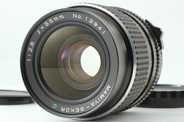 [Near MINT] Mamiya Sekor C 55mm f/2.8 w/Case From JAPAN