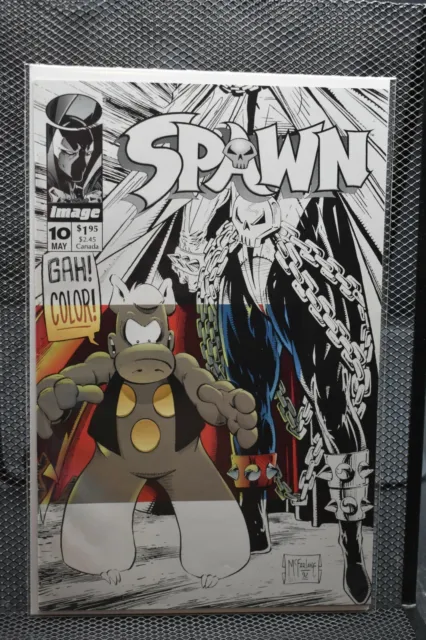 Spawn #10 Image Comics 1993 Todd McFarlane Cerebus Appearance Dave Sim 9.0