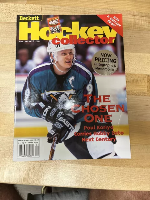 Beckett Hockey Collector Magazine - Paul Kariya, Vincent Lecavalier  Feb 1999