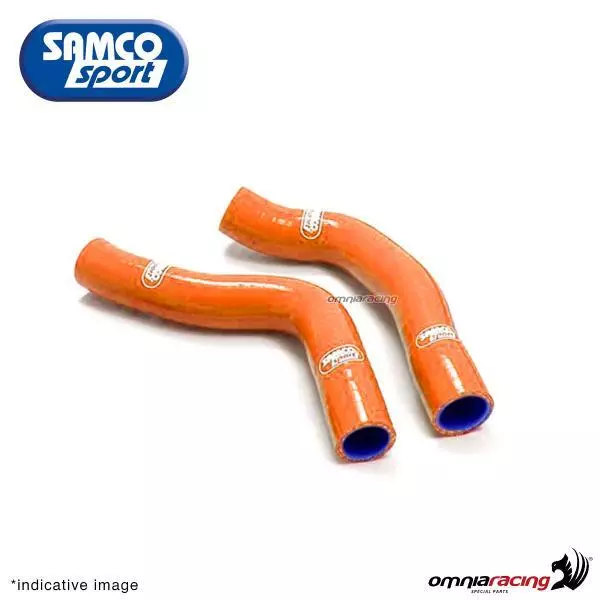 Kit tubi radiatore Samco colore arancio per KTM 890 Duke 2020>
