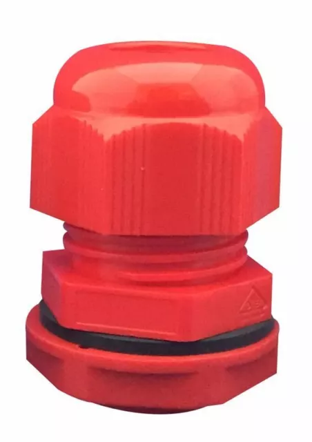 CONCORDIA TECHNOLOGIES - Nylon 6 Cable Glands M20 Red 10 Pack