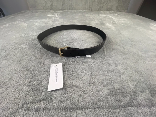 Banana Republic Womens Belt Small Black Leather