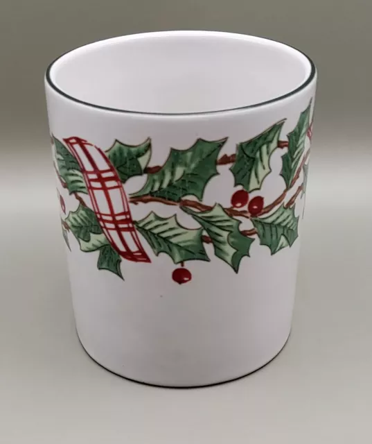 Christmas Majesticware HOLIDAY RIBBON Coffee Mug Mervyn's Exclusive 10 Fl Oz 3