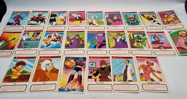 Mazinger Z Robots Cromy Trading Cards Rare Import Vintage Argentina 1980s Bundle