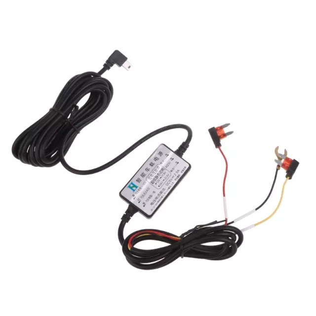 Universal Mini USB Car Power Box Adapter Cable Cord 12V~30V Input 5V2.5A Output