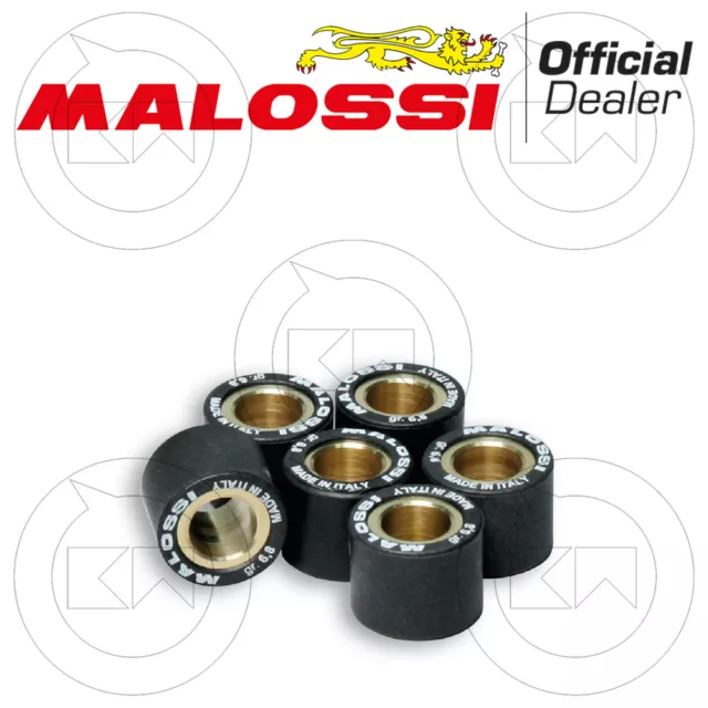 Malossi Set 6 Rollen Ø 15x12 gr.6,5 Yamaha Zuma 50 2T