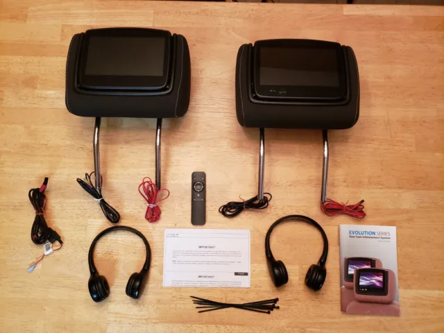 2018-2023 Chevy Traverse Rear Seat Headrest DVD Infotainment System OEM