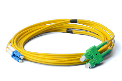 1m LWL LC UPC-SC APC cavo patch duplex os2 9/125 3mm ottiche GIALLO 