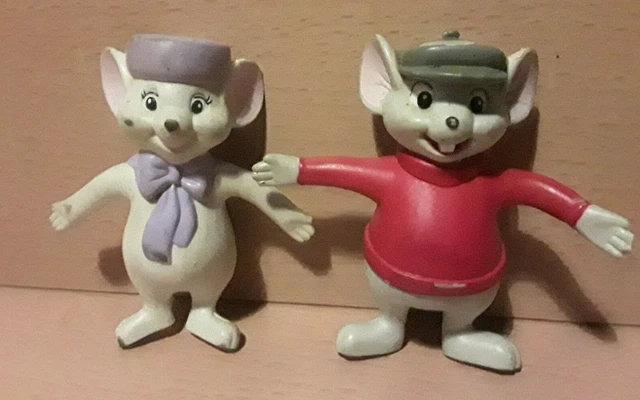 DISNEY VINTAGE RARE The Rescuers Miss Bianca & Bernard 3