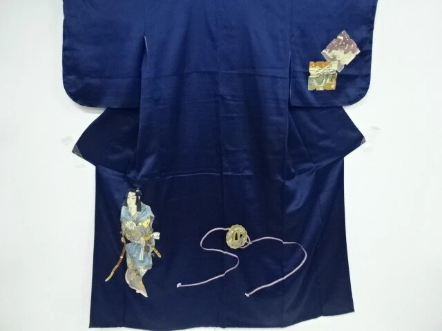 40546# Japanese Kimono / Antique Kimono / Player