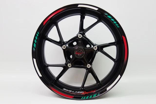 Felgenrandaufkleber GP Design – Passend Für 17 Zoll Felgen, Matt Hellgrün, Made In Germany