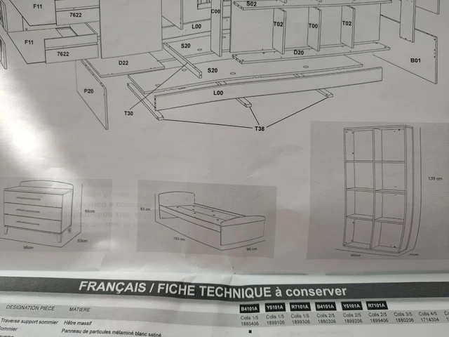 Chambre enfant évolutive Sauthon abricot  8