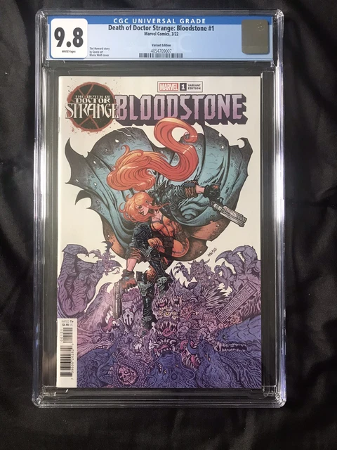 DEATH OF DOCTOR STRANGE BLOODSTONE #1 CGC 9.8 (2022) VARIANT (Marvel)