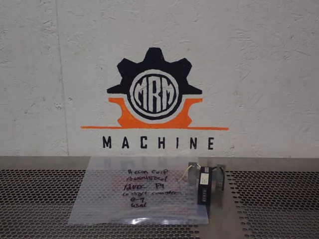 HECON A0045361 6-Digit Counter 12VDC F9 Used With Warranty See All Pictures