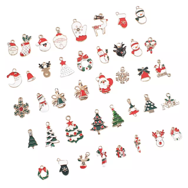 38 Pcs Accessoires De Bricolage Noël Manquer Goutte D'oreille