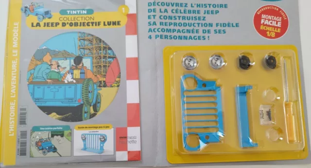 N° 1 Collection Tintin : construisez la Jeep d'objectif lune