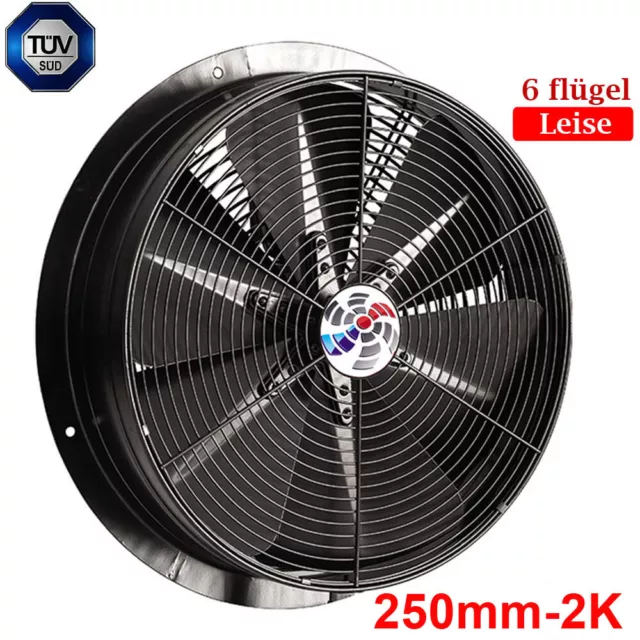 Turbo Axialventilator 250-2K Axiallüfter Geblase Axial Ventilator 2465 m3/h