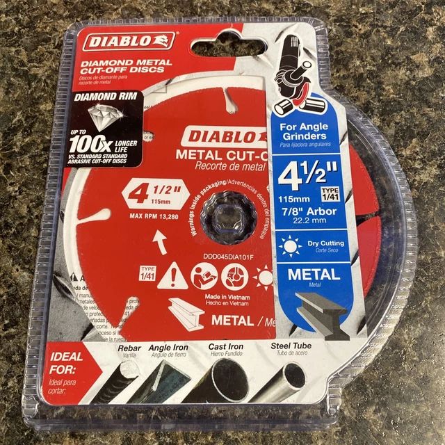 Freud-Diablo DDD045DIA101F 4.5 Diamond DISC MTL Cutting