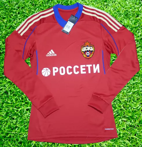 CSKA Moscow Jersey Shirt 100% Authentic Player Issue Size 4 2013 Home LS Russia