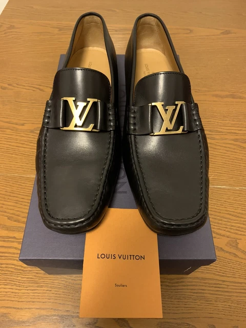 MOCASSINI UOMO LOUIS VUITTON Montecarlo neri 8.5 black loafers drivers man  EUR 400,00 - PicClick IT