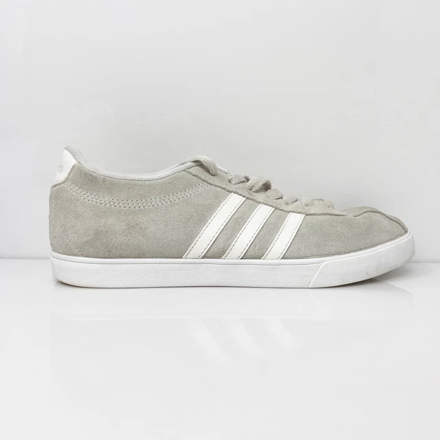 ADIDAS WOMENS NEO Courtset CG5820 Gray Casual Shoes Sneakers Size