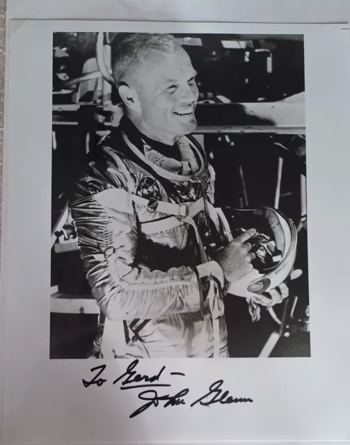 John Glenn Astronaut Autogramm