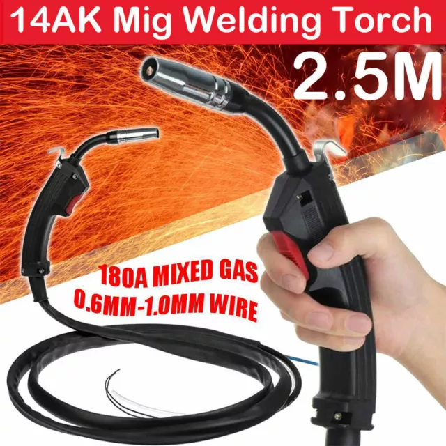 14AK Gas Electric Mig Torch Welder Euro Connector Welding Gun Replacement Parts
