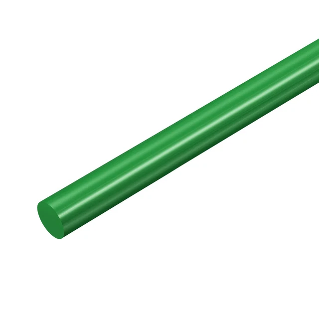 Asta rotonda POM 10 mm Dmr 50 cm lunghezza asta rotonda plastica tecnica verde