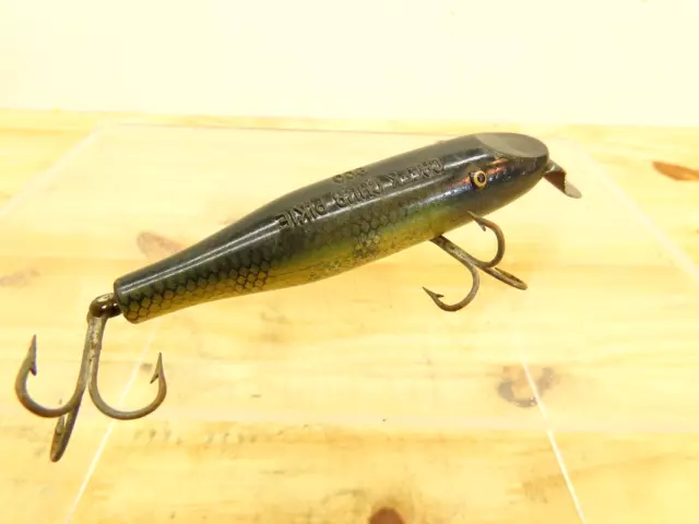 Vintage Creek Chub #900 Baby Pikie Pike Wood Fishing Lure