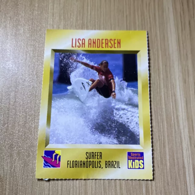 6/95 1995 Si Kids Lisa Anderson Rookie Rc #371 Sports Illustrated Surfer 6/95 1995 Si Kids Lisa Anderson Rookie Rc #371 Sports Illustrated Surfer