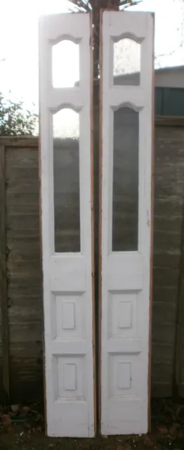 Antique front door side panels 8