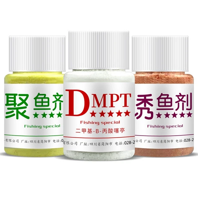 Additif De Pêche DMPT 60 G - Appât Attractif Pour Carpe - Odeur Puissante, Soluble Dans L'eau