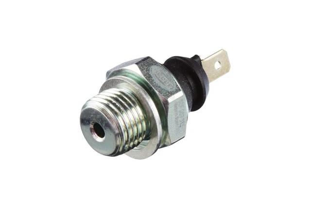 Interrupteur Pression Huile HELLA 6ZF 007 392-001 - 12V, 1 Pôle, Filetage 1/8 GAS - Rouge - Pour Véhicules