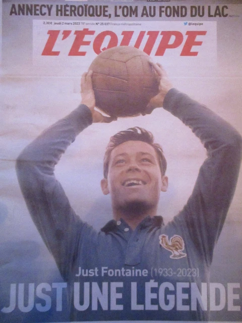 Son nom, c’était Just Fontaine - France - Légende - Disparition de Just