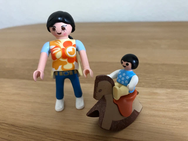 PLAYMOBIL Baby Auf Schaukelpferd Mit Mama - Süßes Spielset Für Kleinkinder